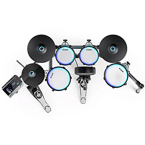 Donner BackBeat Electric Drum Set with High Tech 7 inch Touchscreen